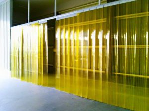 Rèm Pvc Mầu Vàng