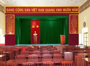 Thiết Kế,thi Công Phông Hội Trường Tại Đồng Nai