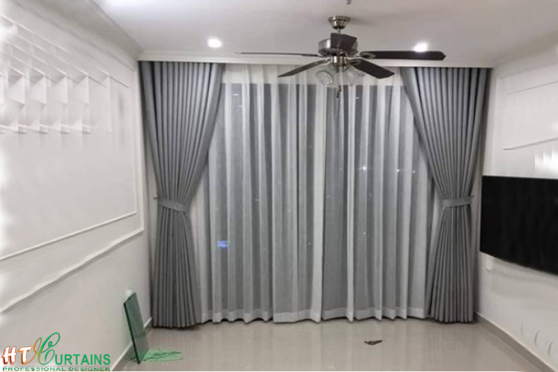 rèm vải 2 lớp bình dương
